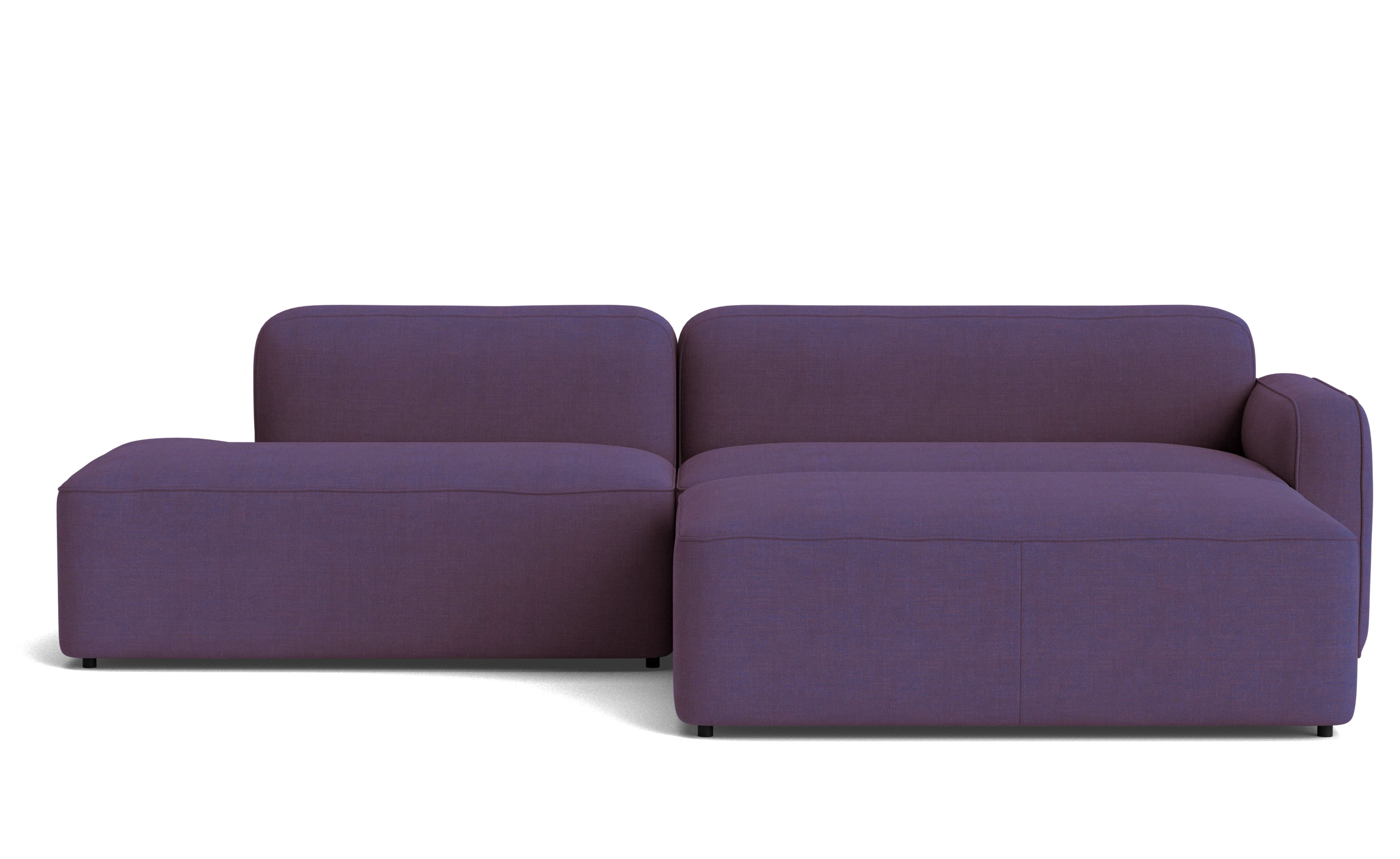 Rope Chaise Longue with Pouf