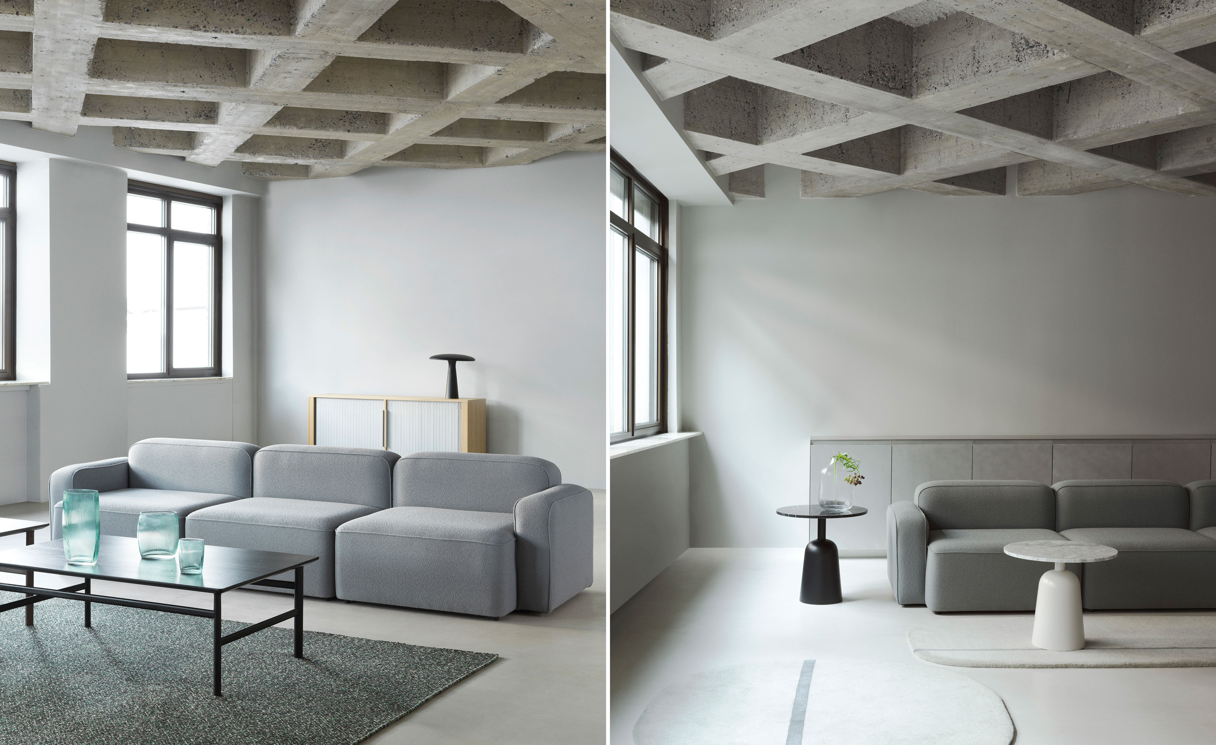 Rope Sofa 3-Seater Single Armrest