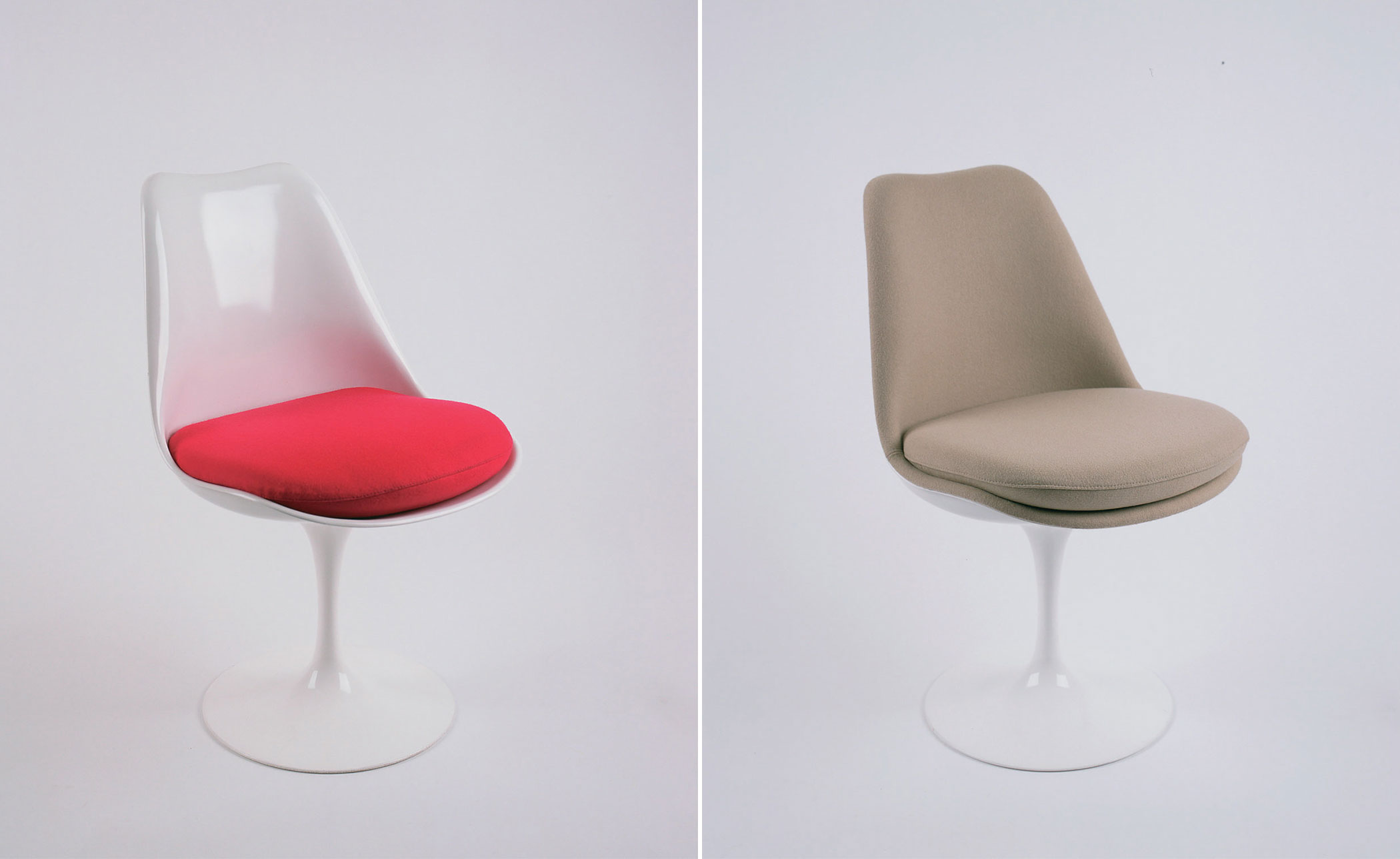 saarinen black tulip arm chair