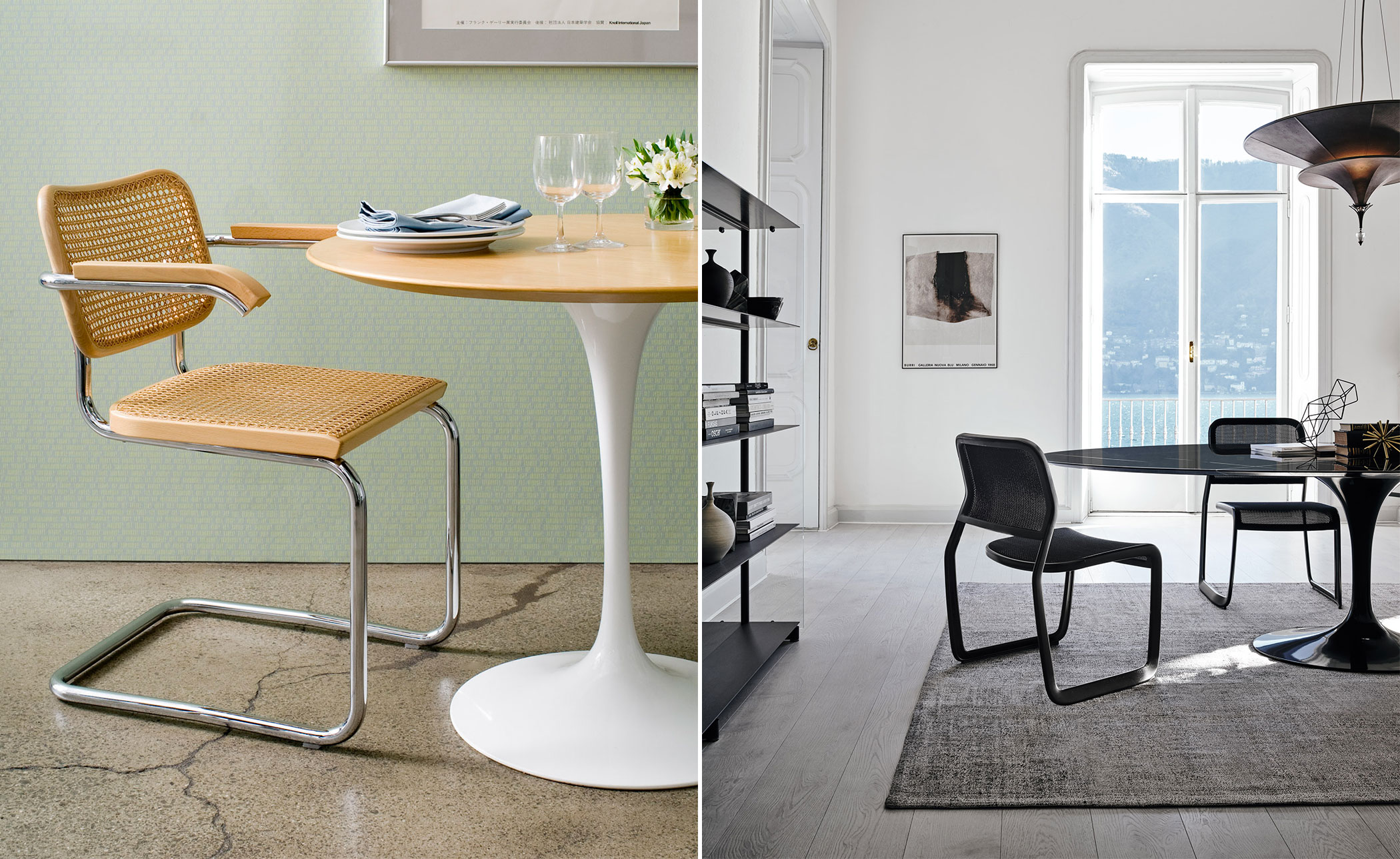 saarinen dining table - 84" oval
