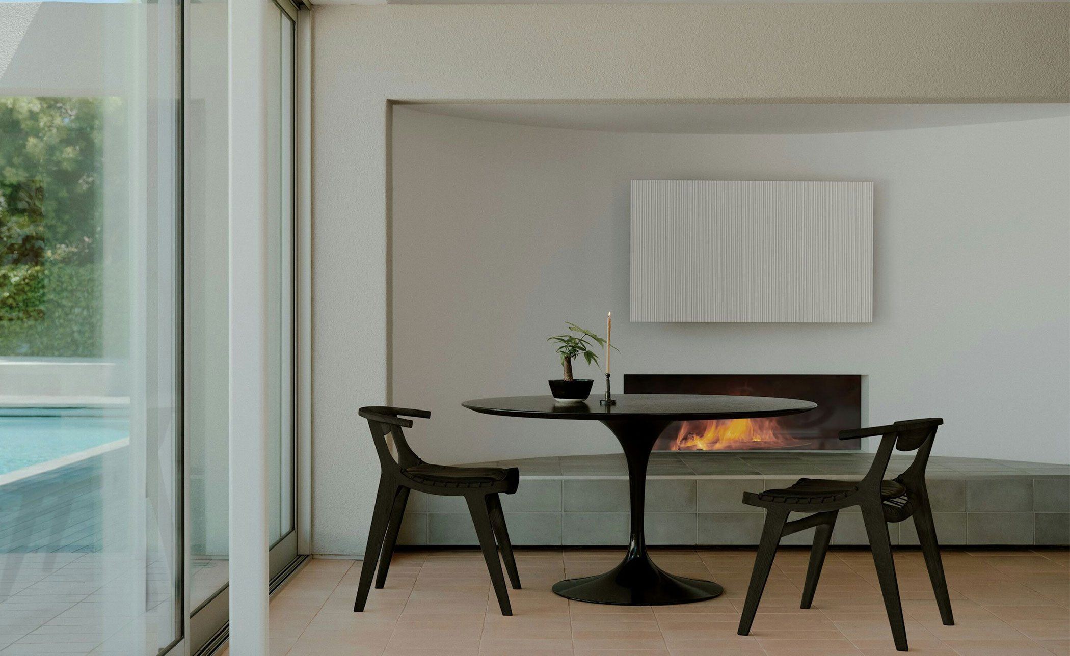 saarinen dining table - 84" oval
