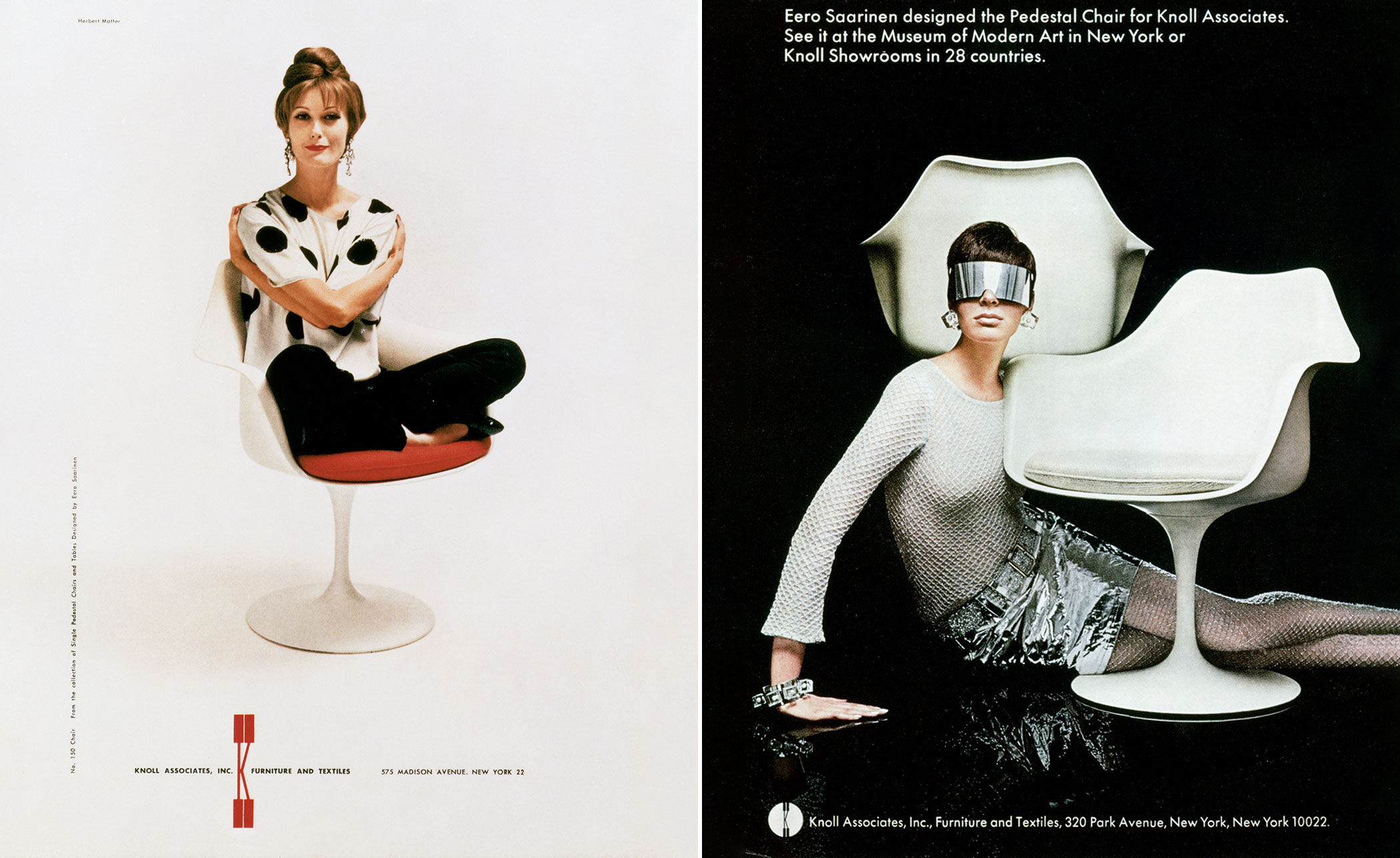 saarinen black tulip side chair