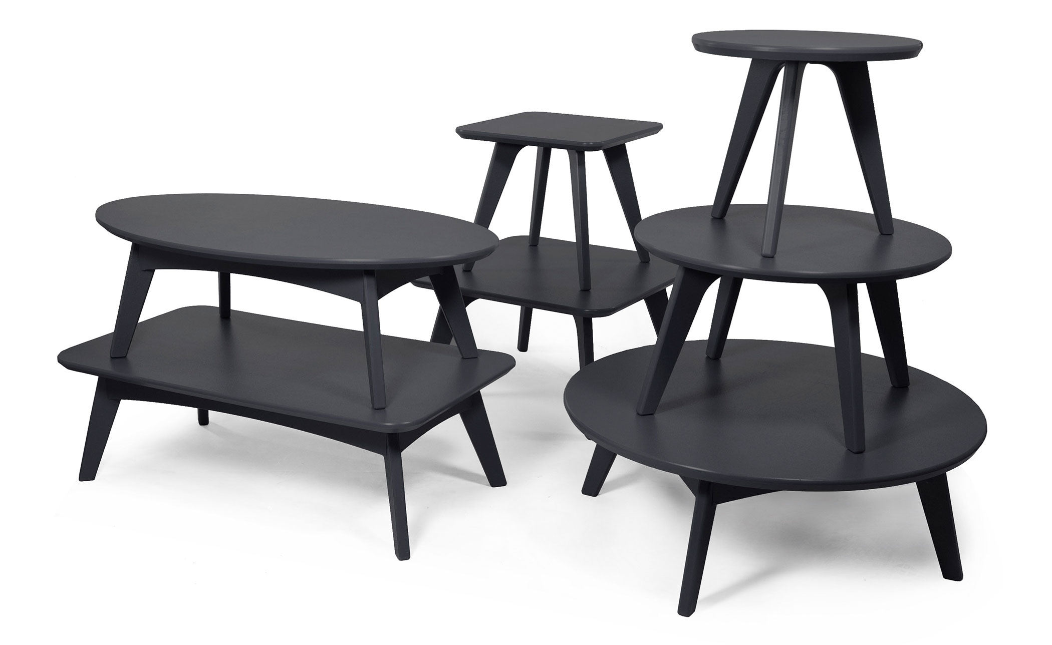 Satellite Oval Cocktail Table
