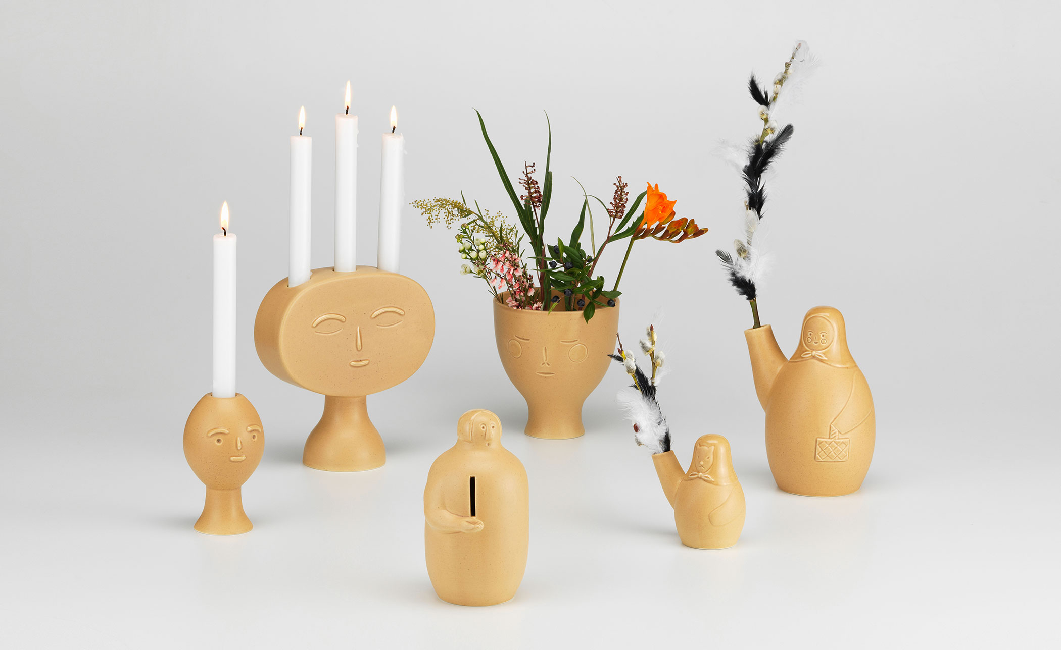 Easter Dog Vase
