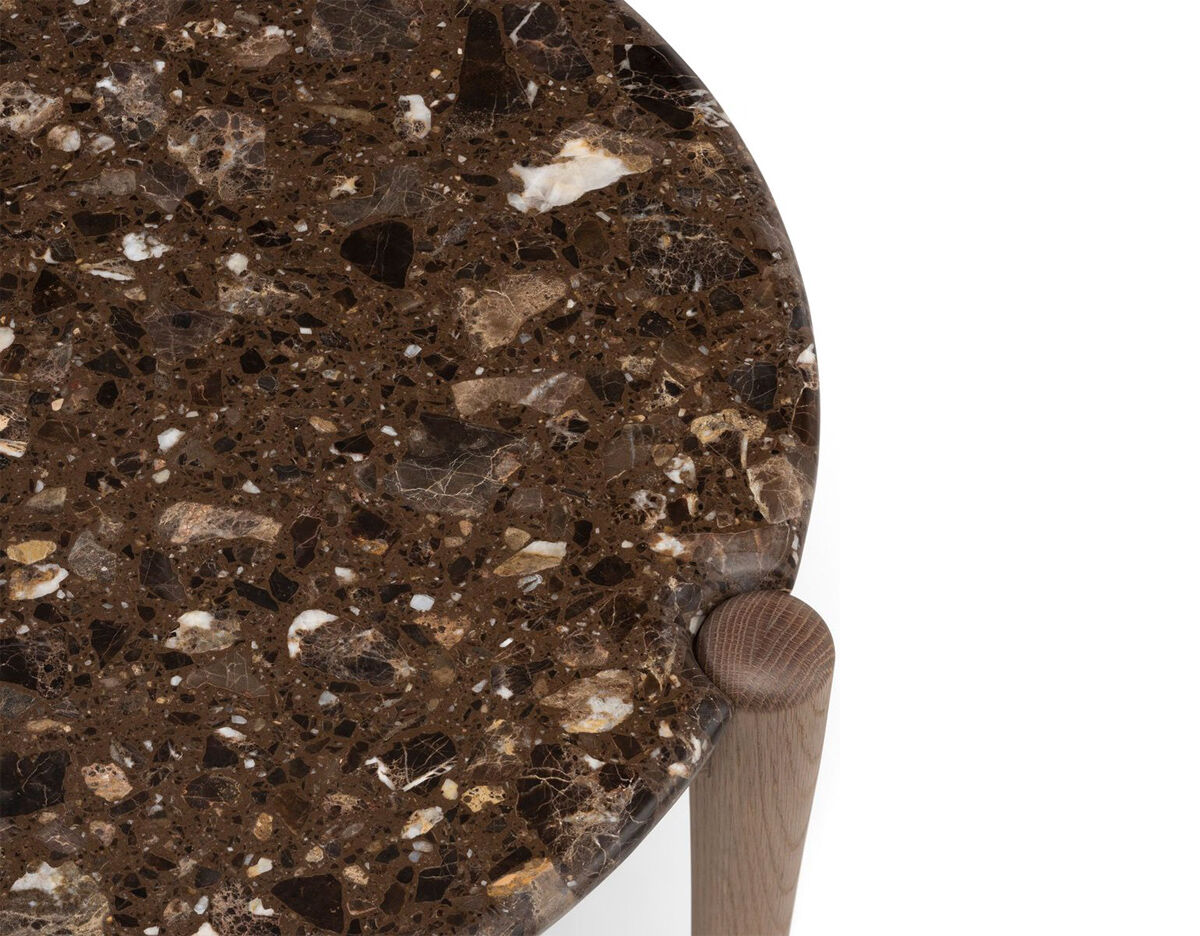 sidekicks large coffee table 456gm with terrazzo top