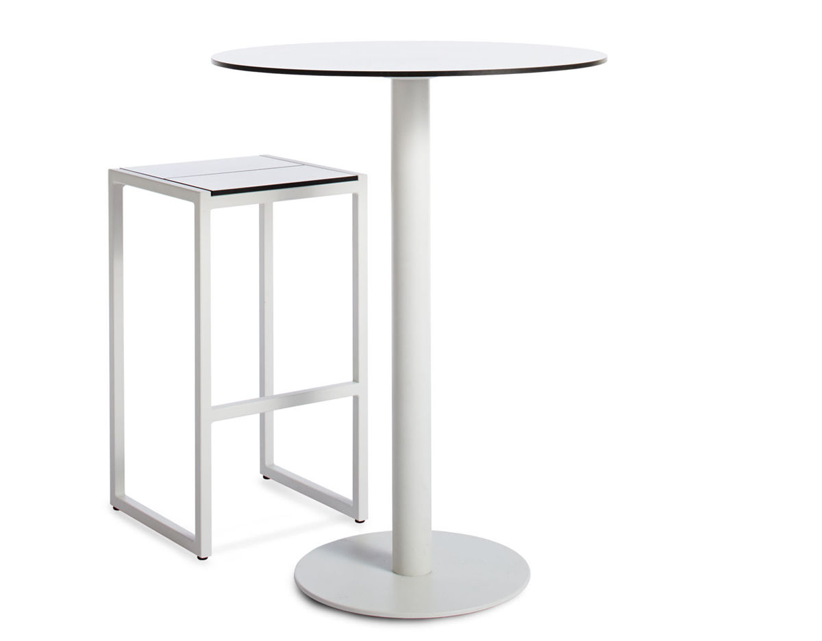 skiff outdoor bar height table