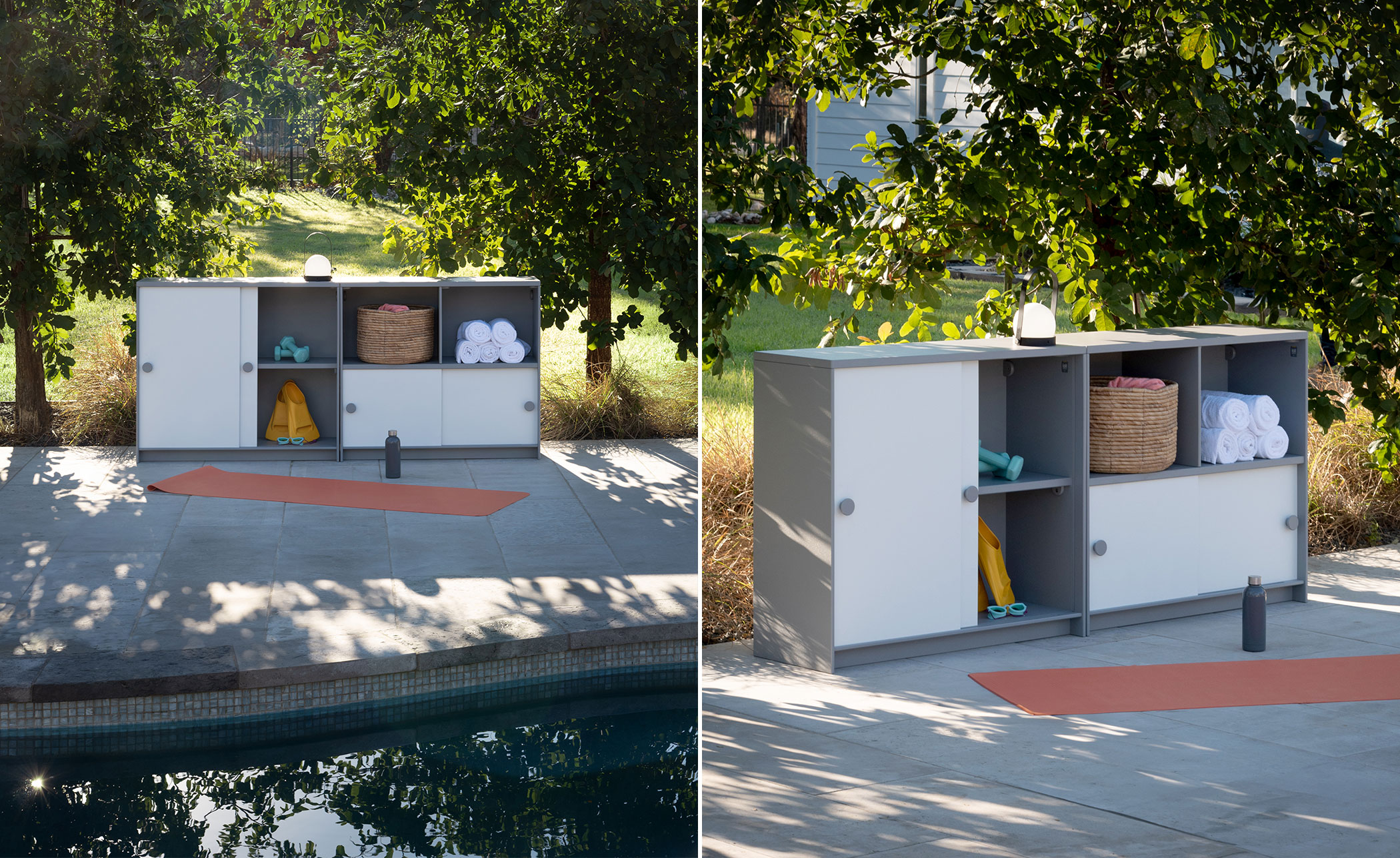 Slider Cubby Cabinet