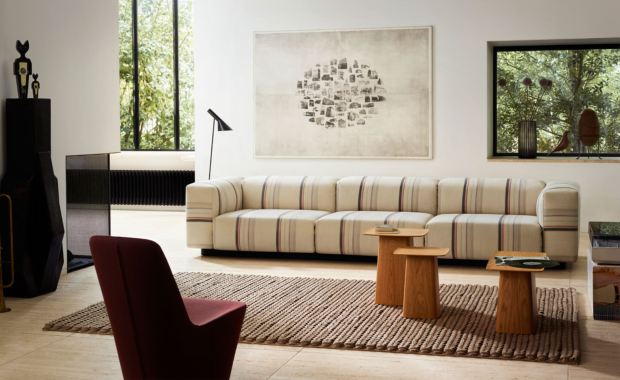 Soft Modular Three Seater Sofa with Chaise
