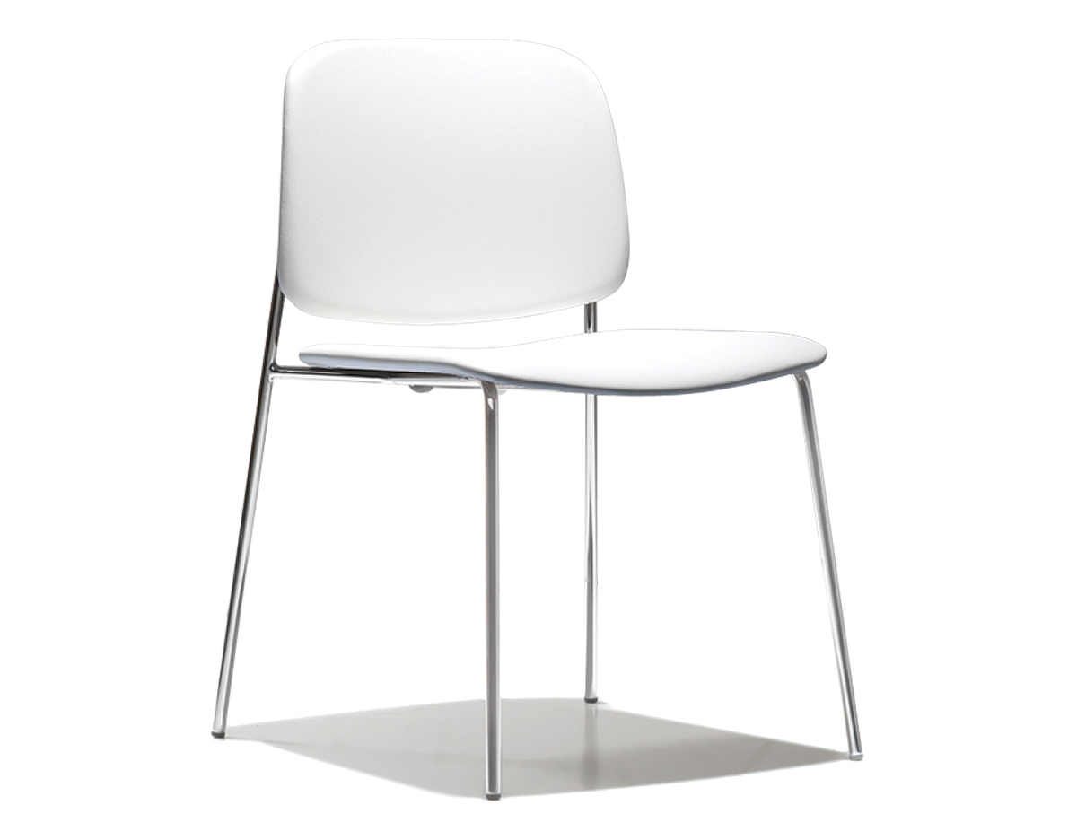 sonar upholstered stacking chair