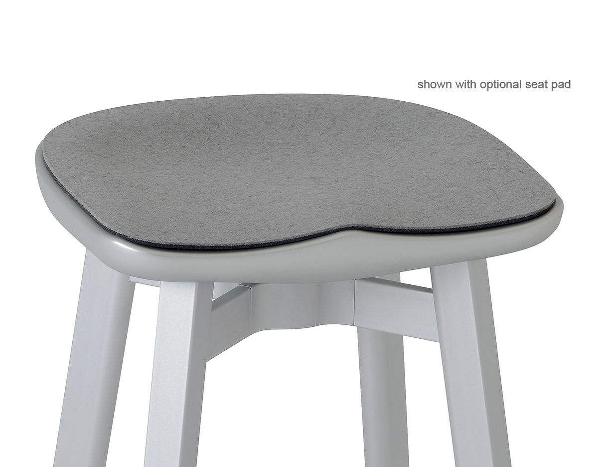 su stool with plastic seat