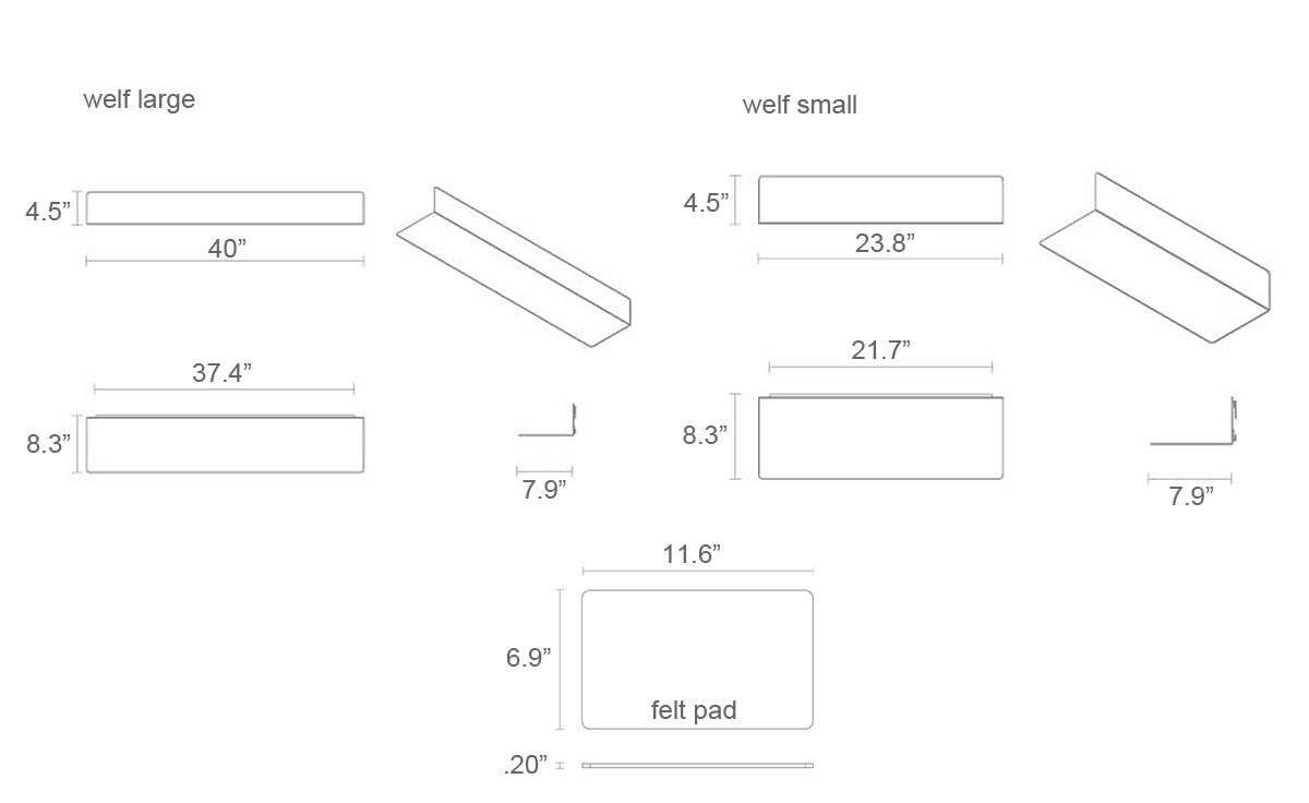 welf large wall shelf