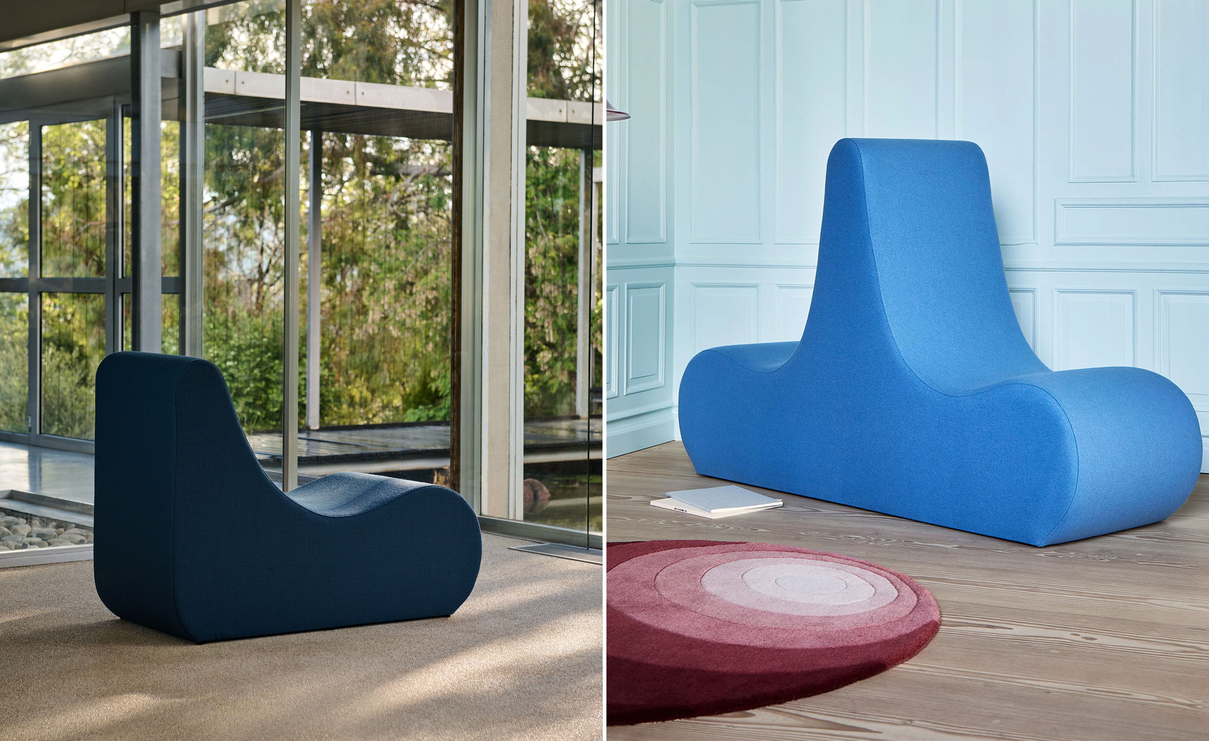 panton welle 3 low lounge seating
