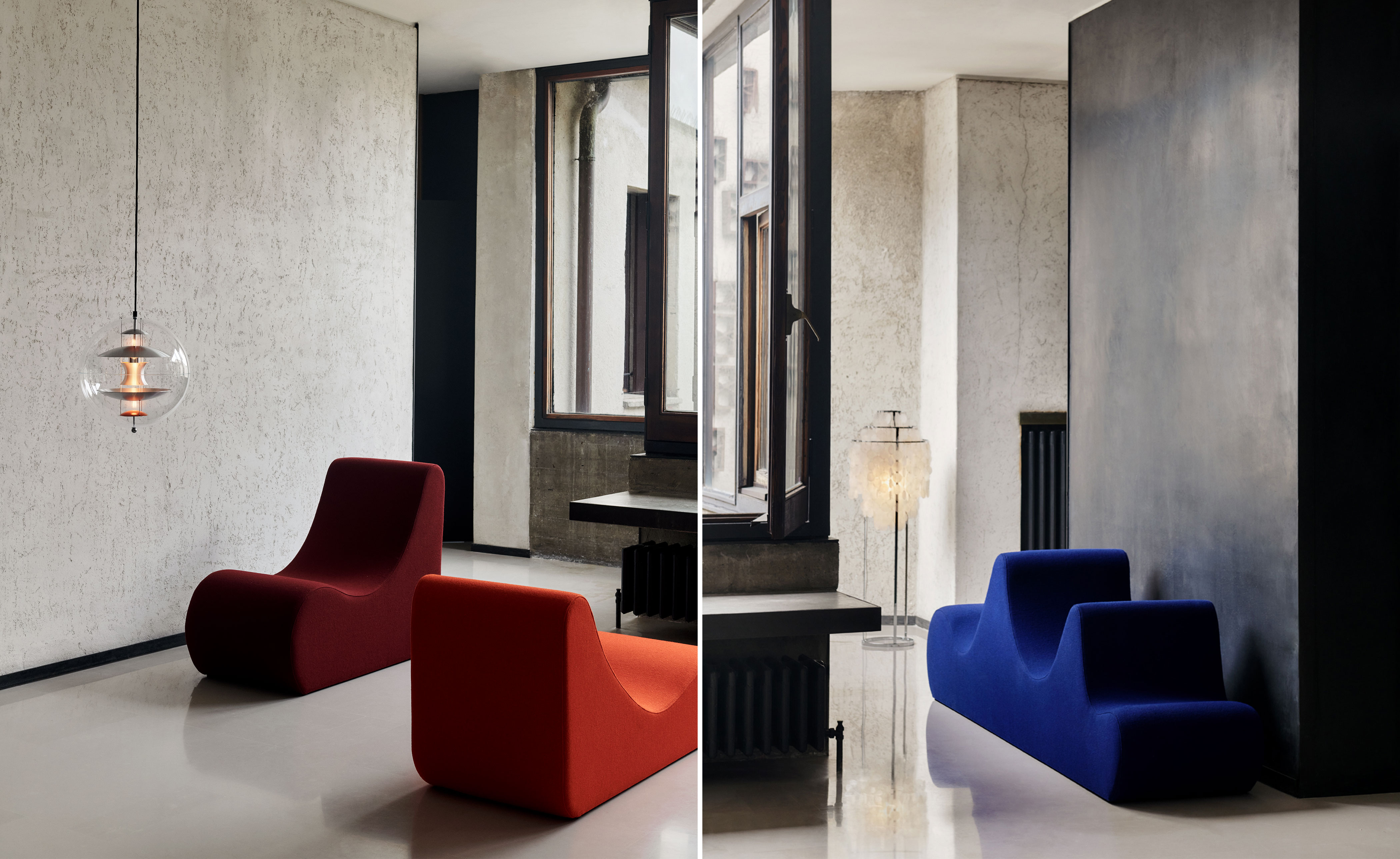 panton welle 6 low lounge seating