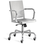 emeco hudson swivel armchair