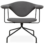 masculo swivel base lounge chair