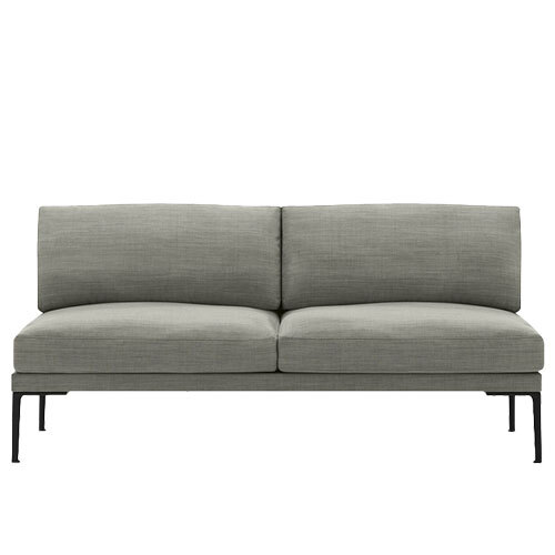 steeve two seat sofa without arms
