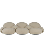 pacha 3 seat sofa with 4 armrests