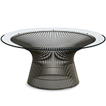platner 36" bronze coffee table