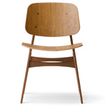 soborg wood base chair
