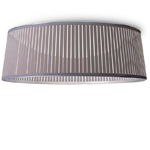 solis drum flush ceiling lamp