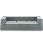 throw-away three seat sofa