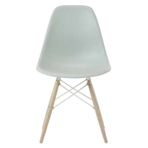 eames molded plastic side chair with dowel base