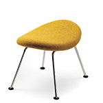 orange slice ottoman