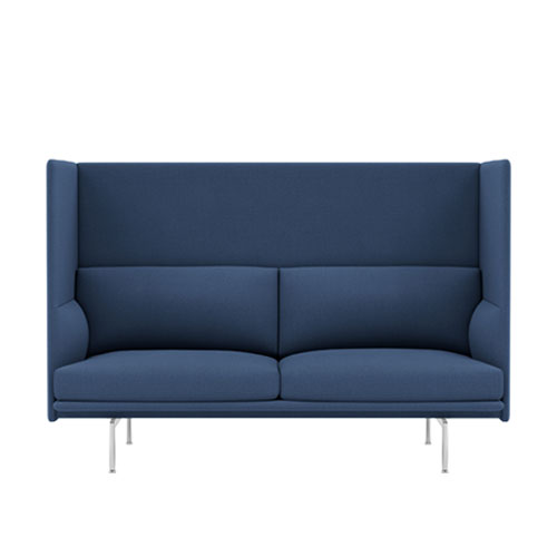 outline highback sofa 2 seater