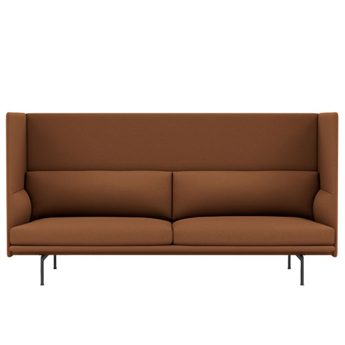 outline highback sofa 3 seater