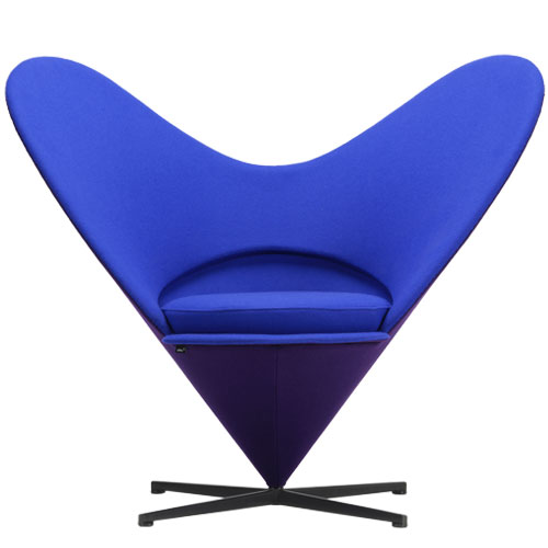 Panton Heart Cone Chair