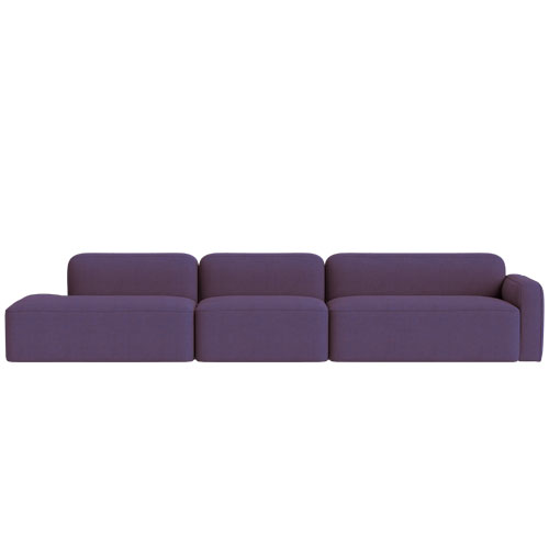 Rope Sofa 3-Seater Single Armrest
