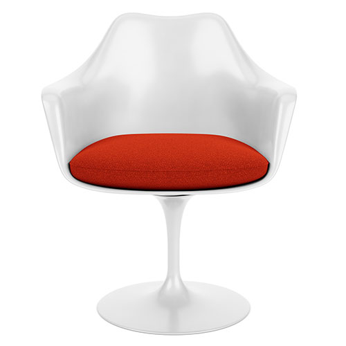 saarinen white tulip arm chair